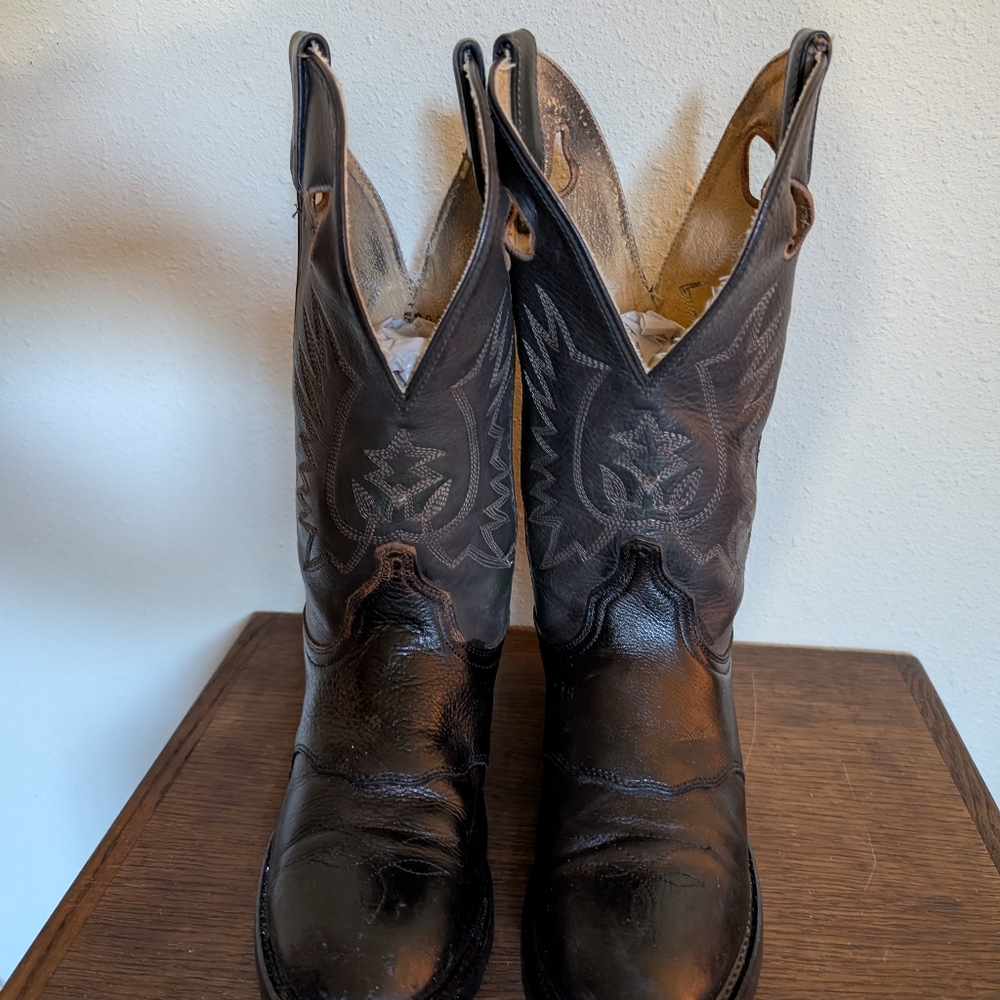 Black Western Cowboy Boots